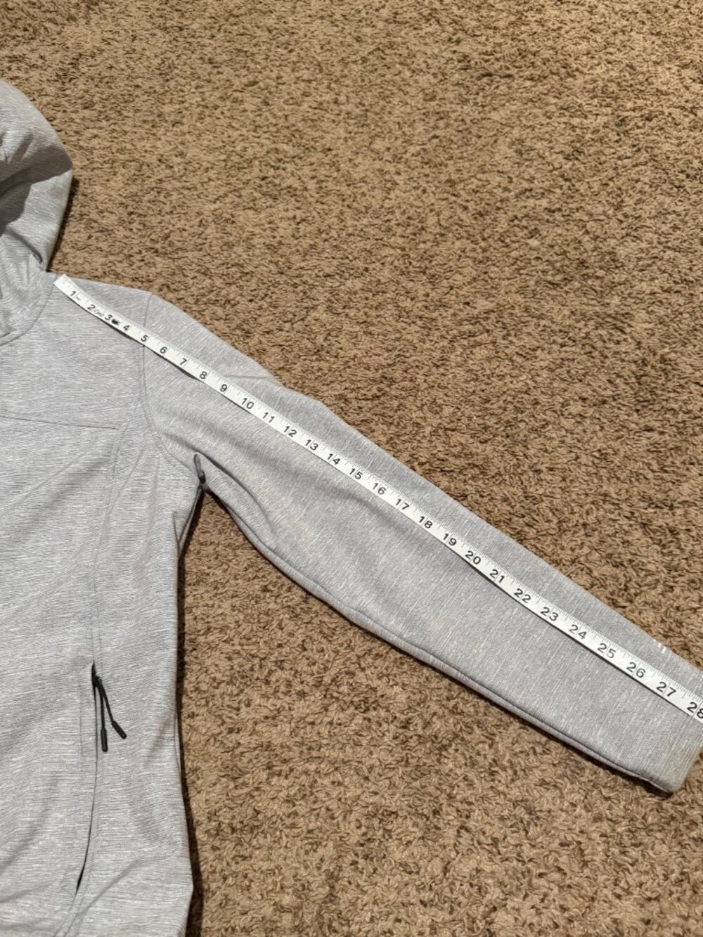 New Balance Gray Hooded Softshell Activewear Jacket - Small - Picture 8 of 9